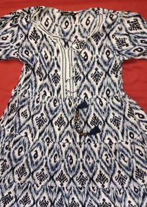 Patterned Ethnic Kurti