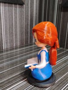 Belle disney princess 3d printed and hand pai