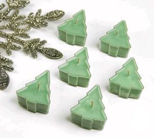 6 pcs Christmas tea light candles