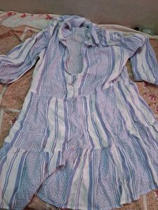 Striped Bohemian Style Dress