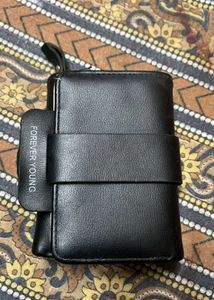 Forever Young Black Wallet