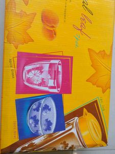 7 Peice Set Which Includes 2 Bowl, 4 Glass &amp; 1 Jug