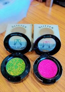 Miss Rose Glitter Eyeshadow Duo