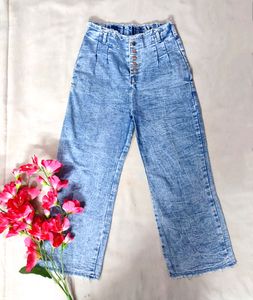 Blue Straight Fit Jeans (Women)