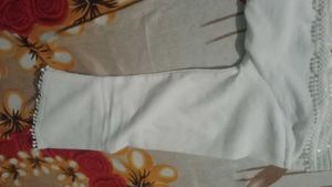 White Embroidered Kurti