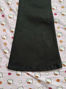 Black Flare Leg Pants