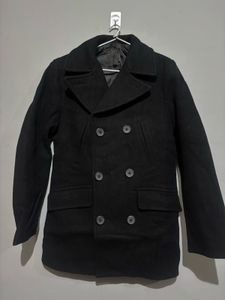 Classic Black Pea Coat