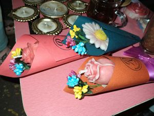 Floral Candle Bouquet