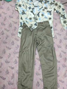 Patterned Kids Blazer - Size 6