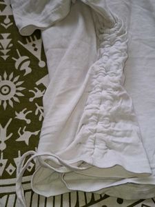 White Cropped Tank Top