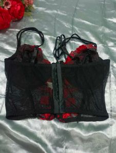 Imported Red &amp; Black Corset