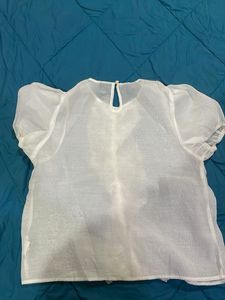 Elegant White Lace Top