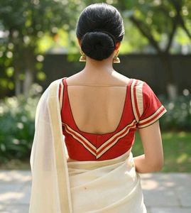 Red Ethnic Blouse