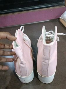 Pink Heel Boots