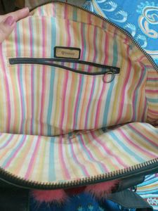 Y2K Pink Leopard Print Embellished Bag