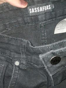 Black Sassafras Denim Jeans 🖤