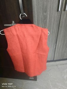 Cotton Jacket Without Sleeves For Boys