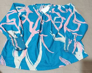 Abstract Print Top, xl size