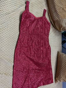 Sparkling Red Sequin Fabric