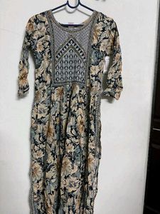 Floral Print Kurta