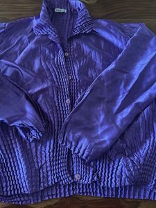 Purple Button-Down shirt top