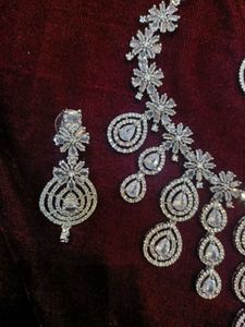 American Diamond Necklace Set