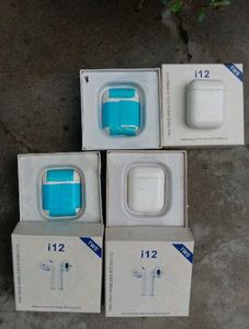 🔊 4 Pcs i12 AirPods – Non Working Condition