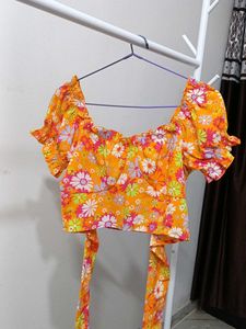 Floral Crop Top