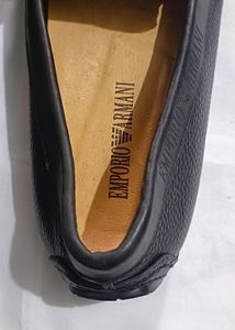 Emporio Armani Leather Loafers Casual Shoes