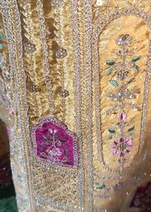 Gold Embroidered Lehenga rajwadi