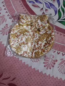 Embroidered Drawstring Pouch