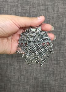 Silver Oxidized Earrings
