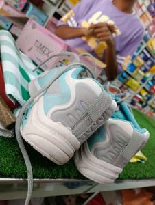 Stylish Aqua Sneakers