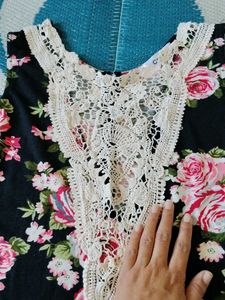 Mini Floral Bodycon Dress For Girls/women