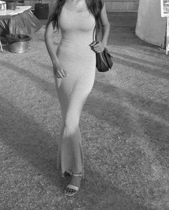 Grey Elegant Maxi Bodycon Dress ( Only Worn Once)