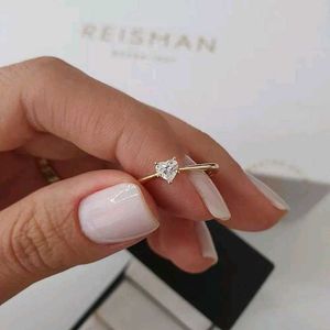 Heart Stone adjustable Ring