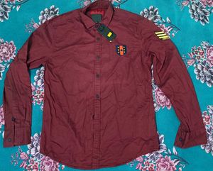 Stylish Maroon Shirt