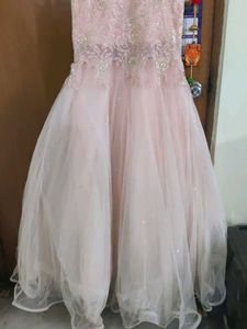 Blush Pink Embroidered Gown