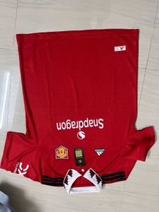 Jesey Red White Manchester