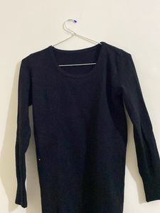 Black Woollen Top