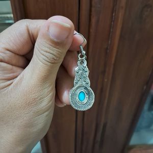 Bohemian Blue Stone Dangle Earring