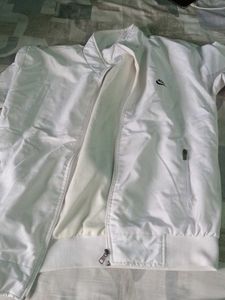 White Nike Windbreaker Jacket