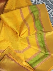 Elegant Yellow Saree