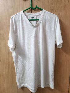 White V-Neck T-Shirt