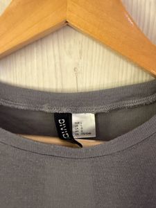 Sheer Grey Top, Can Be Styled In Many Ways