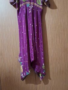 Newly Stitched Alaya Cut Maxi Dress With Duppatta