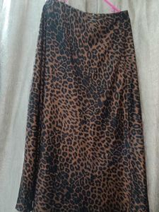 Leopard Print Maxi Skirt