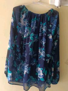 Floral Print Long Sleeve Top