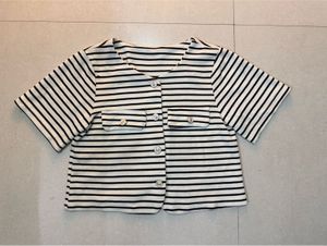 Korean button up top