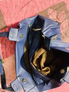 Stylish Navy Blue Shoulder Bag